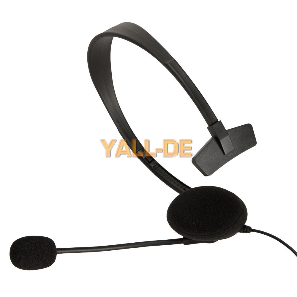 Los 2 Kleine Kopfhörer + Mikrofon für Xbox 360 Controller Gamepad