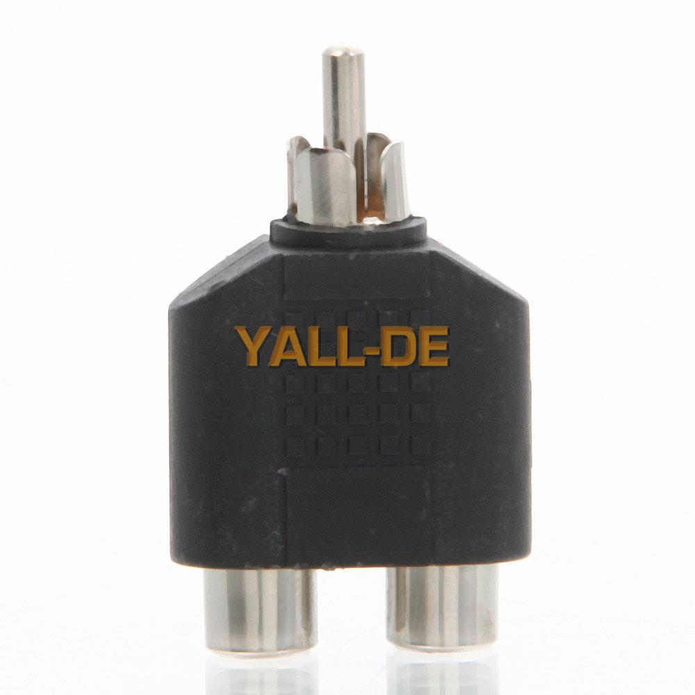 Neu RCA Cinch AV Audio Splitter Y Verteiler Adapter 1 auf 2 Buchse | eBay
